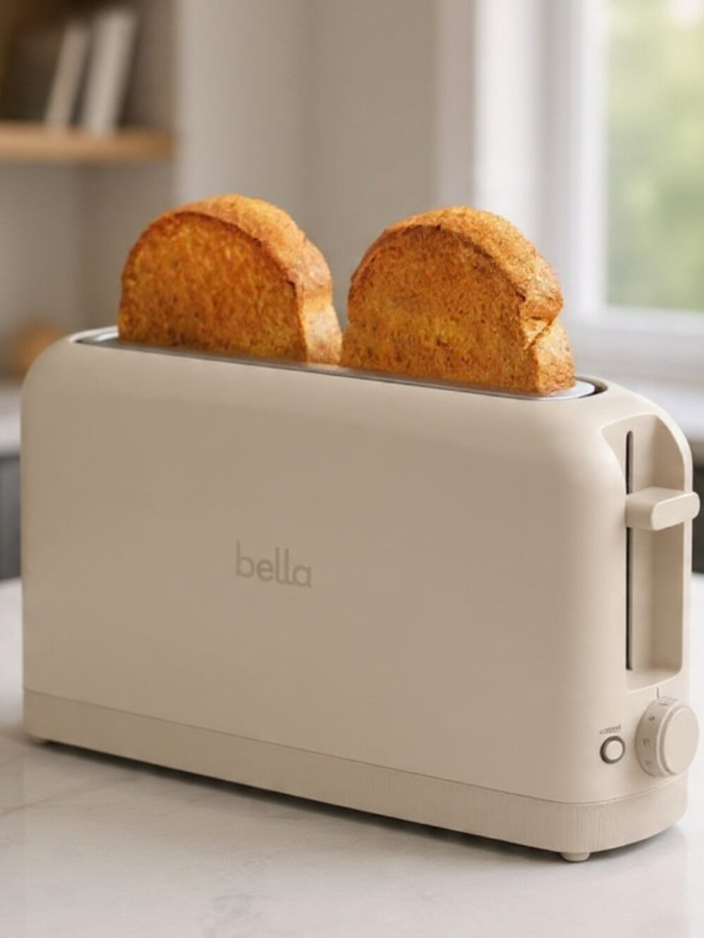 2 Slice Slim Toaster - Fits-Anywhere Kitchenware - Oatmilk